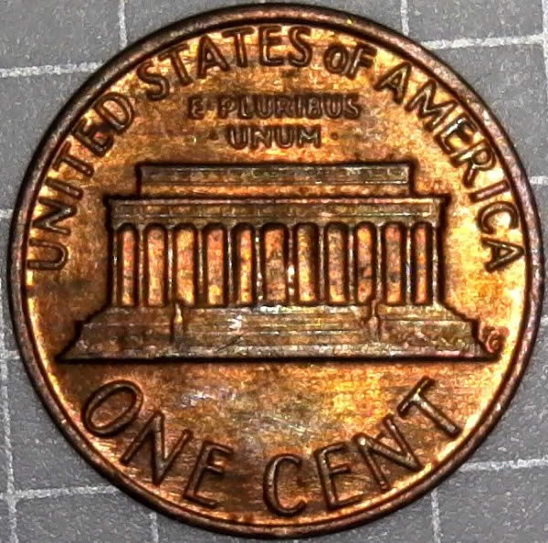 1981-P-Lincoln-Memorial-Cent-With-Nice-Rim-Cuds!-There's-2-Of-Them